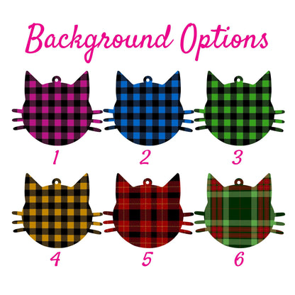 Personalized Cat Photo Christmas Ornament: Custom Pet Keepsake Gift