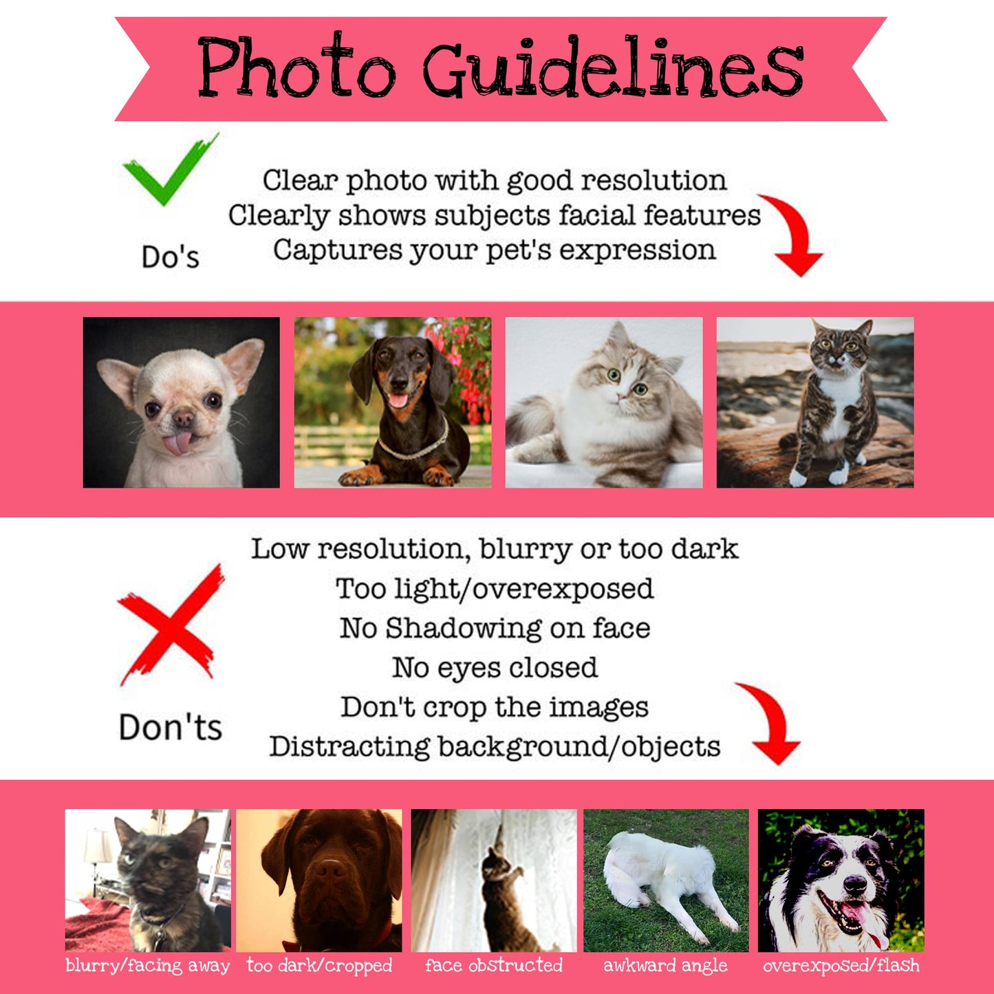 Personalized Pet's Photo Christmas Tree Topper, Custom Cat Dog Photo Tree Topper, Custom Name Tree Topper, Christmas Tree Decor Cat Dog Gift