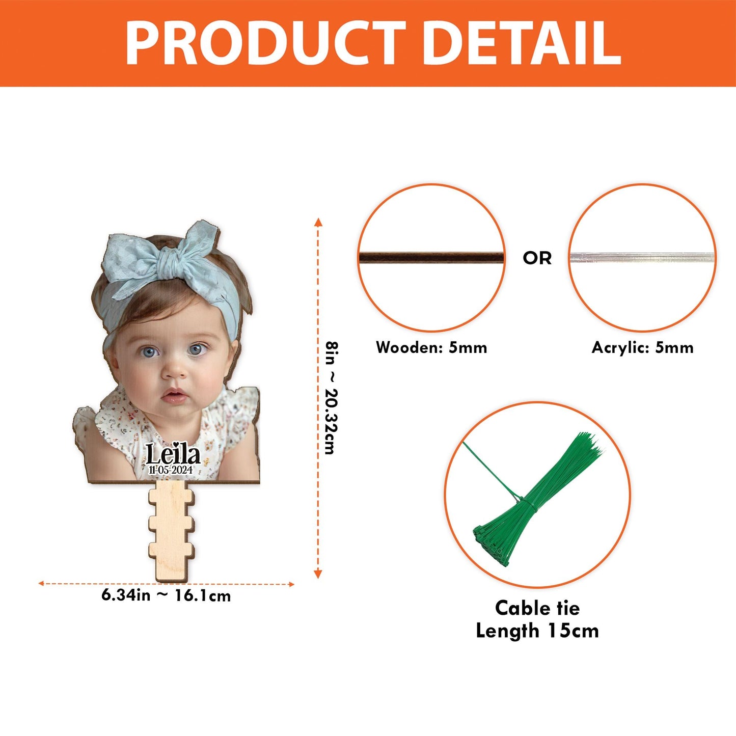 Personalized Baby Photo Christmas Tree Topper, Custom Toddlers Photo Tree Topper, Custom Name Tree Topper, Christmas Tree Decor Parents Gift